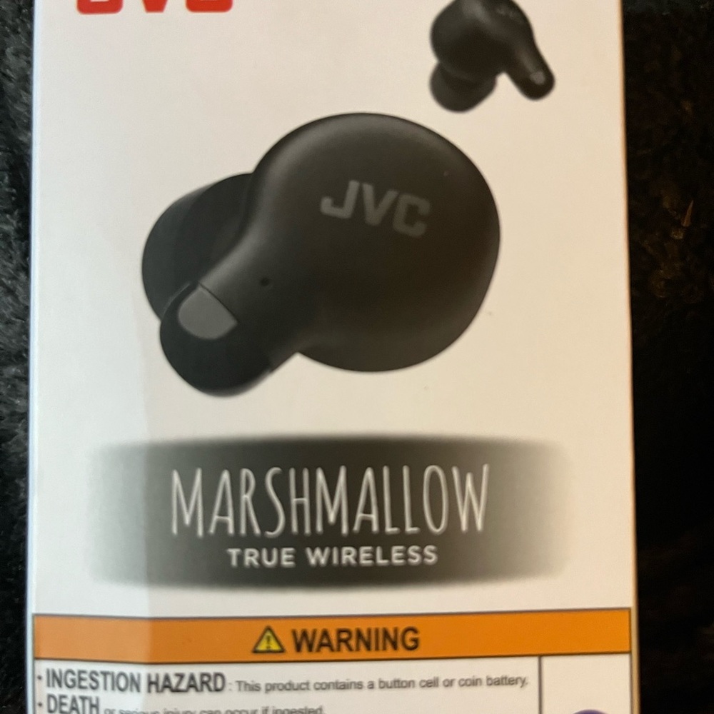 JVC Marshmallow True Wireless Earbud Headphones - Black